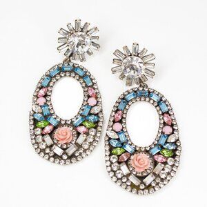 NEW · DANNIJO x Anthropologie Glass Mosaic Drop Earrings